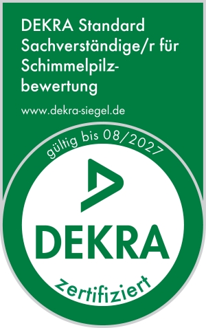 DEKRA zertifiziert – Schimmelpilzbewertung